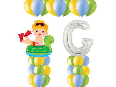 Boy Floatie Balloon Value Package